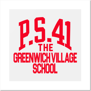 P.S. 41 Greenwich Village School Posters and Art